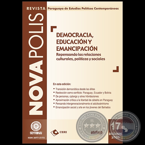 DEMOCRACIA, EDUCACIÓN Y EMANCIPACIÓN - Nº 17 DICIEMBRE 2020 - Director: MARCELLO LACHI